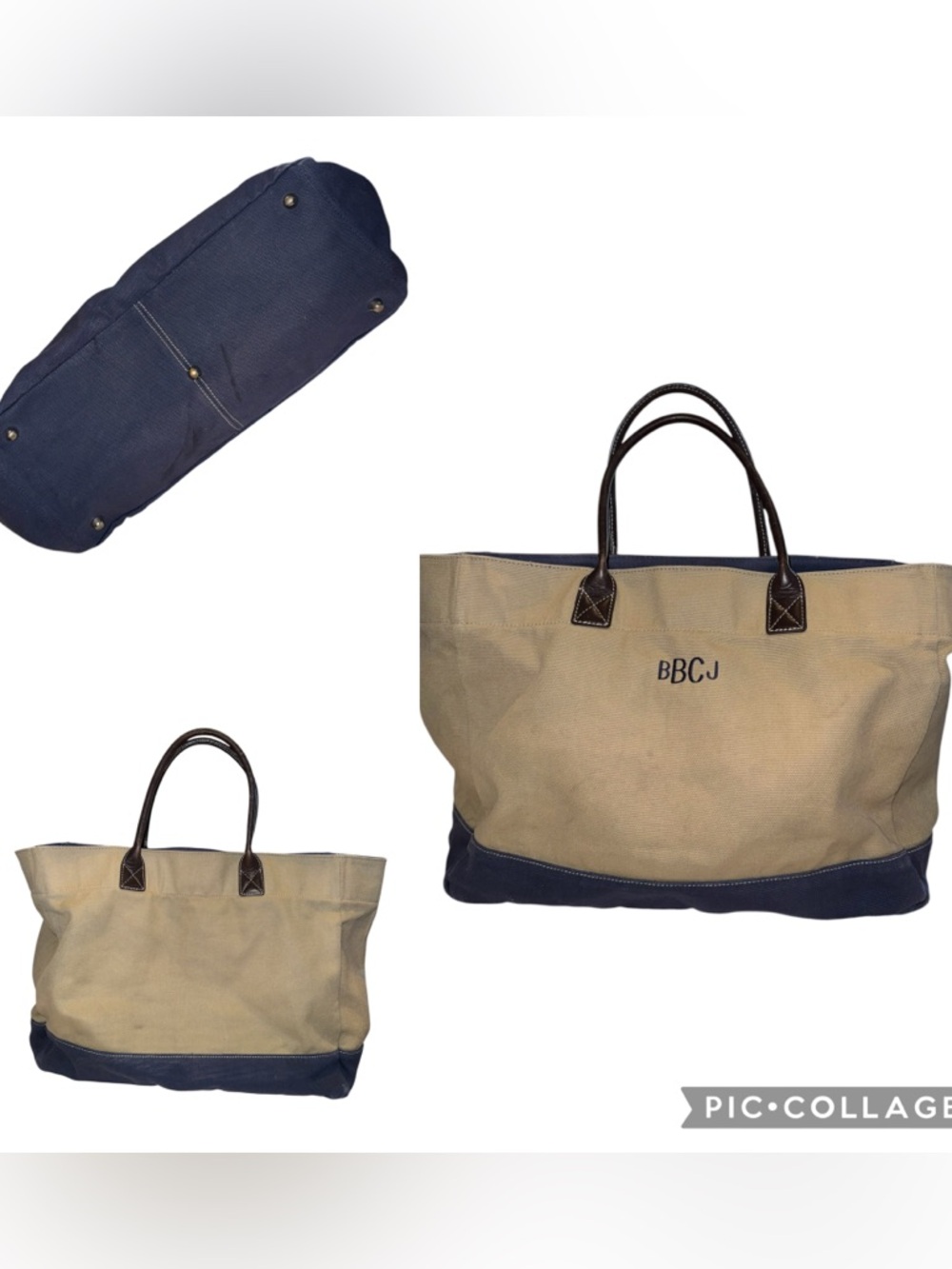 ‼️Rare print Lands End medium Zip tote